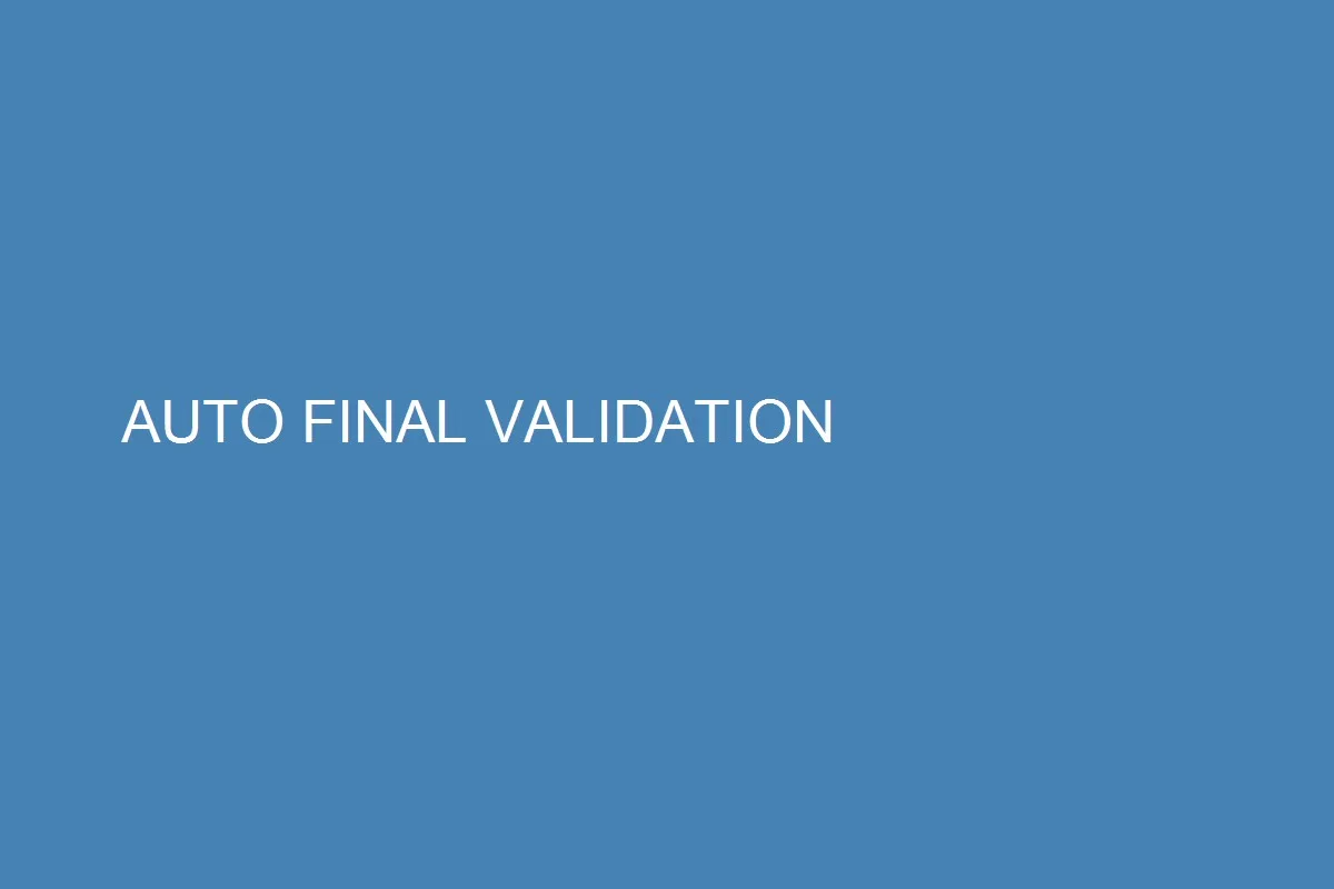 AUTO FINAL VALIDATION Apartamento Teste, foto 1